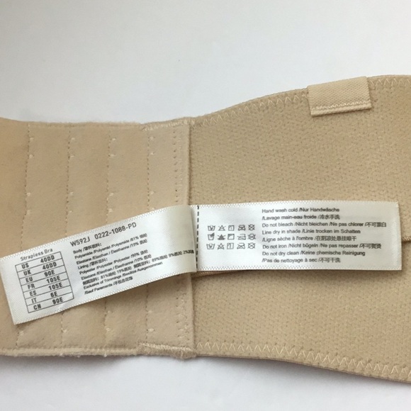 Delimira Strapless Bra size 40DD Bandeau Minimizer NWOT - Picture 5 of 7